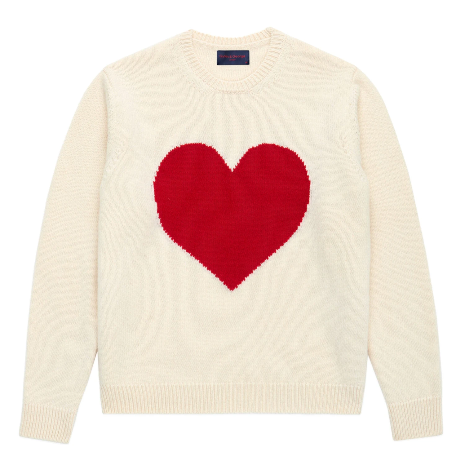 Gyles & George Unisex Heart Sweater 8 Gyles & George Unisex Heart Sweater - Image 6