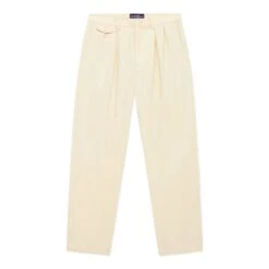 Men's Pleated Relaxed Fit Cotton Twill Trousers 25 Men's Pleated Relaxed Fit Cotton Twill Trousers -Rowingblazersus Shop color cream 1 e6e9b109 17ad 49d8 9e28 c17255f75ad2