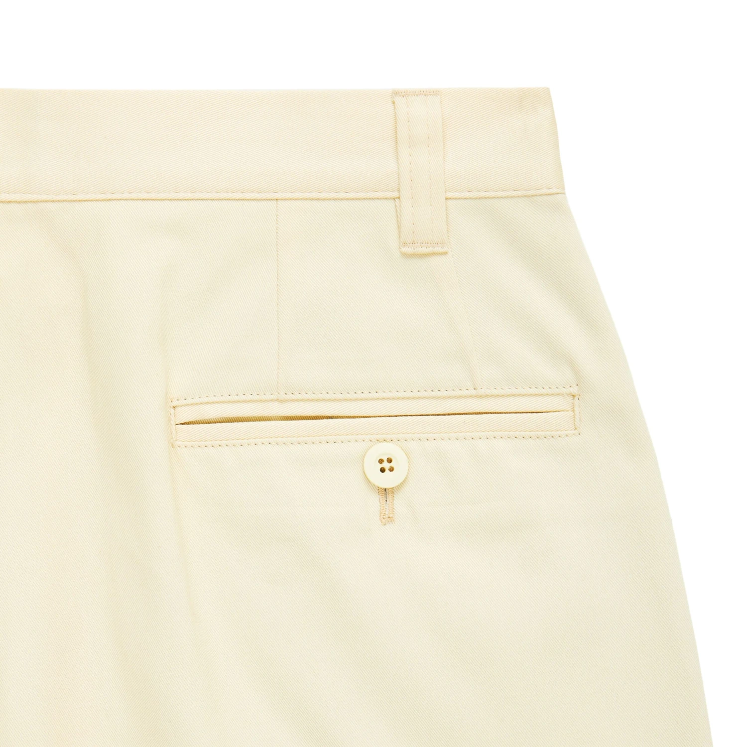 Men's Pleated Relaxed Fit Cotton Twill Trousers 8 Men's Pleated Relaxed Fit Cotton Twill Trousers - Image 6