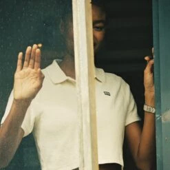 Women's Cropped Terry Cloth Polo -Rowingblazersus Shop color cream 6 dd142ebe 7034 4bd4 866c bf3154dfeba6