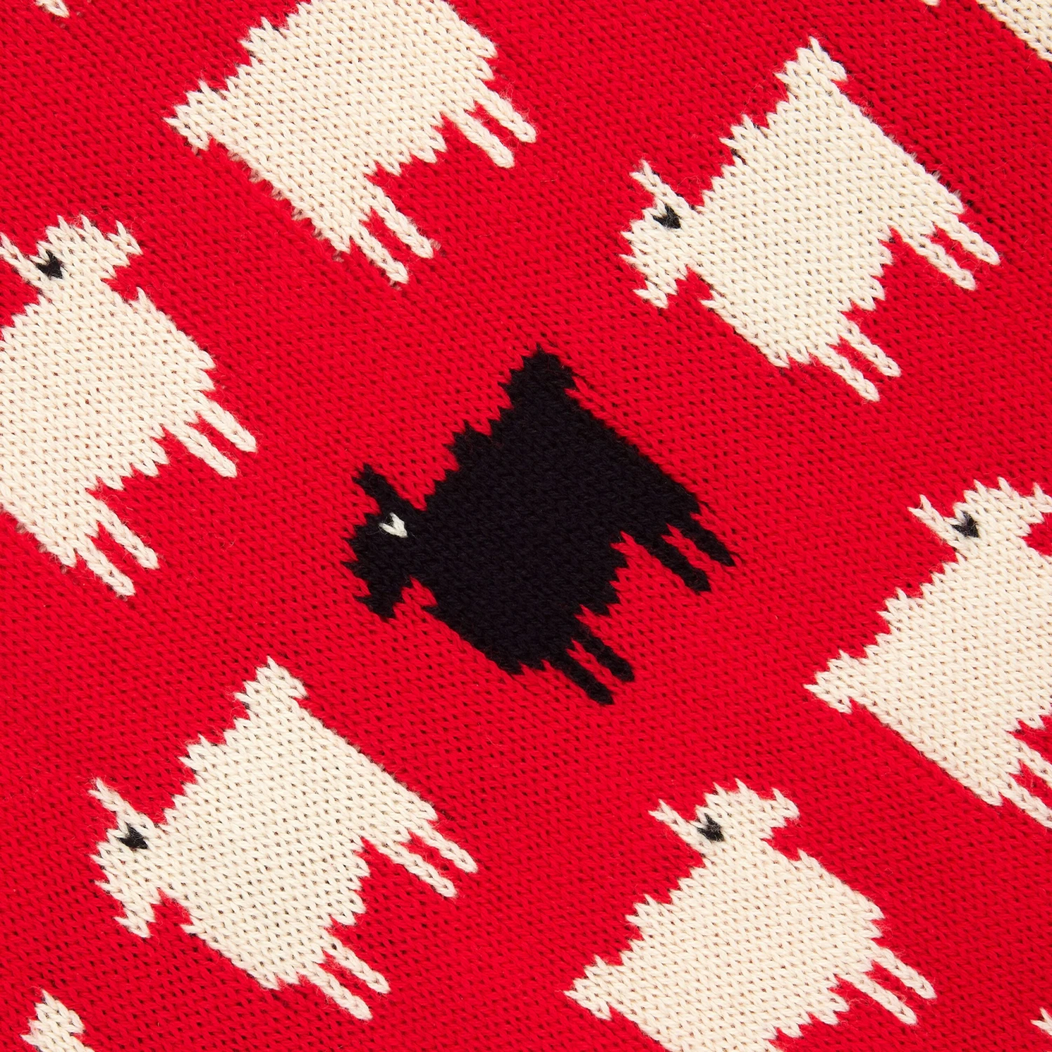 Warm & Wonderful Women's Fitted "Diana Edition" Cotton Sheep Sweater 4 Warm & Wonderful Women's Fitted "Diana Edition" Cotton Sheep Sweater - Image 2