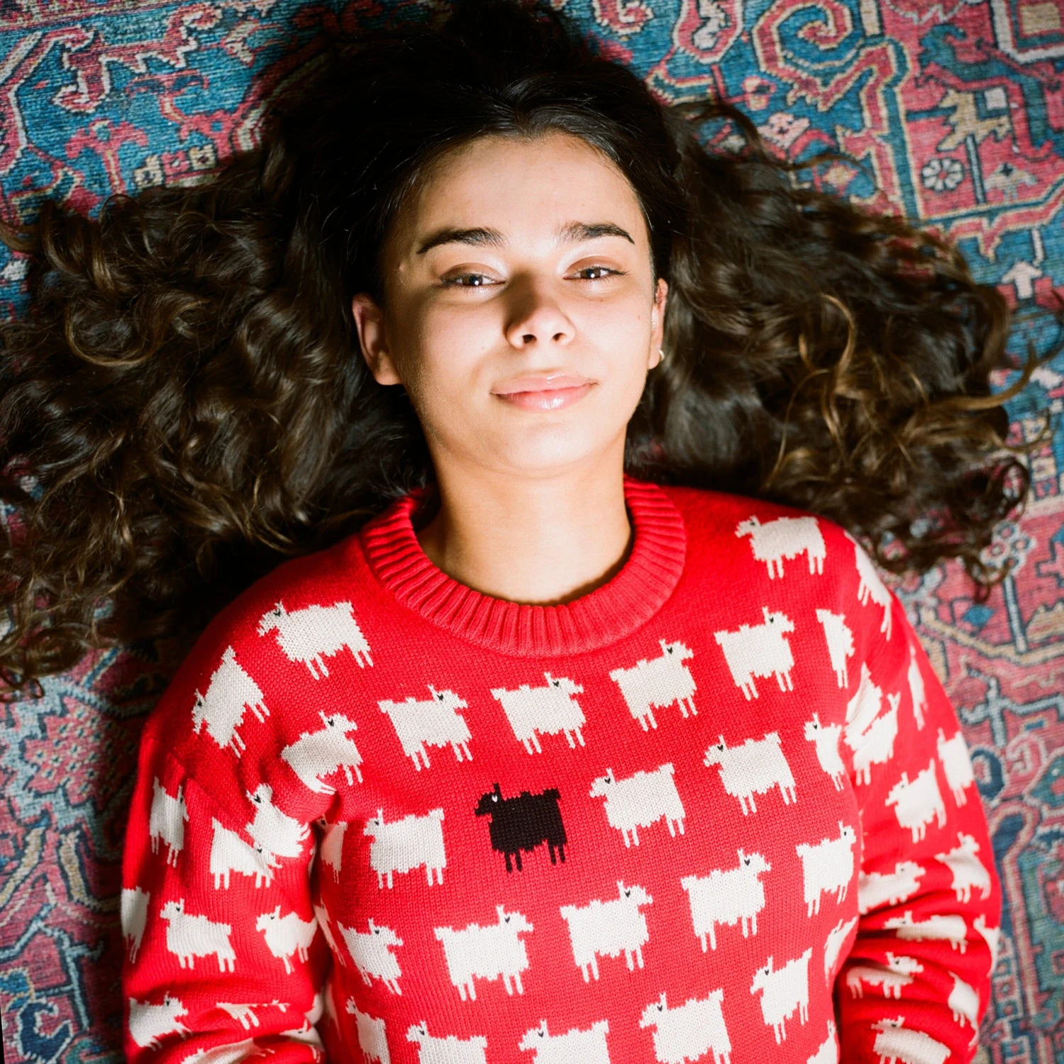 Warm & Wonderful Women's Fitted "Diana Edition" Cotton Sheep Sweater 7 Warm & Wonderful Women's Fitted "Diana Edition" Cotton Sheep Sweater - Image 5