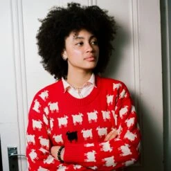 Warm & Wonderful Women's Fitted "Diana Edition" Cotton Sheep Sweater 16 Warm & Wonderful Women's Fitted "Diana Edition" Cotton Sheep Sweater -Rowingblazersus Shop color diana red 7 f978abe3 1b92 4928 839f 6345f8d77a84