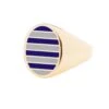 Jessica Biales Gray And Navy Collegiate Signet Ring 2 Jessica Biales Gray And Navy Collegiate Signet Ring -Rowingblazersus Shop color gold 1 929547e4 b1d1 46ce bbc6 d47dcdc0fe36