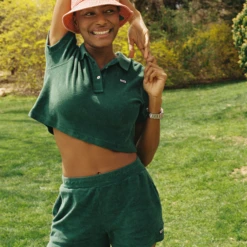 Women's Terry Cloth Shorts 26 Women's Terry Cloth Shorts -Rowingblazersus Shop color green 5