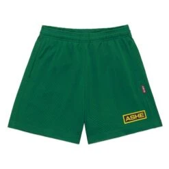 Ashe Sport Logo Mesh Short 24 Ashe Sport Logo Mesh Short -Rowingblazersus Shop color green soweto 1