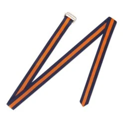Extra-long Grosgrain Belt -Rowingblazersus Shop color navy orange 2