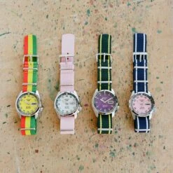 Rowing Blazers X Seiko 5 Sports Watch (Limited Edition 2023) -Rowingblazersus Shop color pink 14