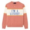 Gyles & George Men's "I'm A Luxury" Sweater -Rowingblazersus Shop color pink 1 bb4354ea 104c 4f34 8dba 4ef640351342