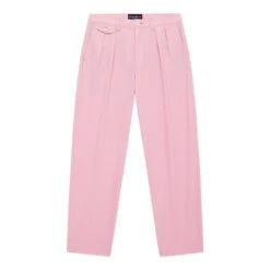 Men's Pleated Relaxed Fit Cotton Twill Trousers 31 Men's Pleated Relaxed Fit Cotton Twill Trousers -Rowingblazersus Shop color pink 1 d322c4a7 f41b 4d5b b917 bb1c272099ec