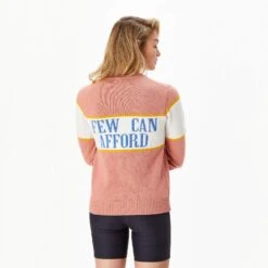 Gyles & George Women's "I'm A Luxury" Sweater -Rowingblazersus Shop color pink 7 32866b07 0ae5 4808 ac25 b8a90760e768