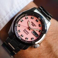 Rowing Blazers X Seiko 5 Sports Watch (Limited Edition 2023) -Rowingblazersus Shop color pink 7 5bd91cb0 1cb9 4c08 9ebe 053f744cd5b4