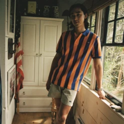 Yarn-Dye 1992 Games Polo 25 Yarn-Dye 1992 Games Polo -Rowingblazersus Shop color purple orange 4