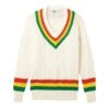 Wool Cricket Sweater -Rowingblazersus Shop color red yellow green 1