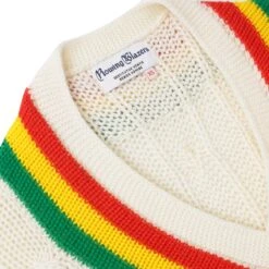 Wool Cricket Sweater -Rowingblazersus Shop color red yellow green 3
