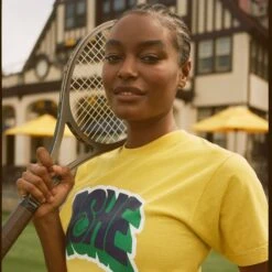 Ashe "Hope" Graphic Tee 12 Ashe "Hope" Graphic Tee -Rowingblazersus Shop color yellow green 3