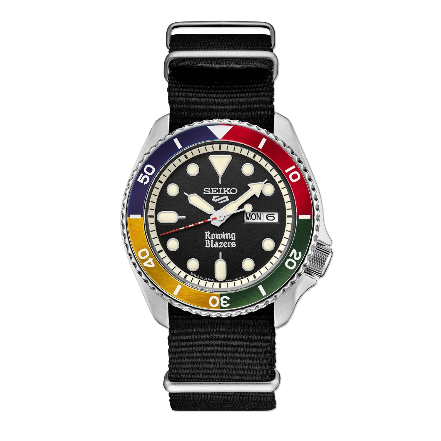 Rowing Blazers X Seiko 5 Sports Colorblock Watch - Special Edition 6 Rowing Blazers X Seiko 5 Sports Colorblock Watch - Special Edition - Image 4