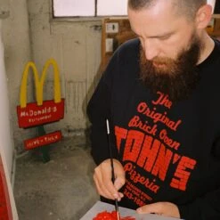 John's Pizza "No Slices" Crewneck -Rowingblazersus Shop jaco676 015