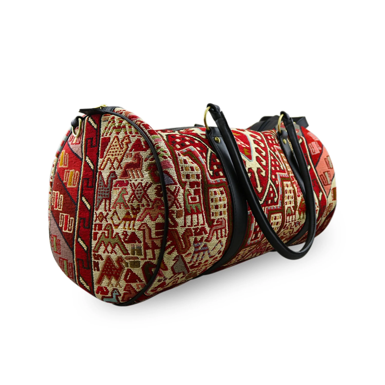 Artemis Sumak Kilim Travel Duffle 4 Artemis Sumak Kilim Travel Duffle - Image 2