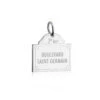 Boulevard Saint-Germain Paris Sign Charm -Rowingblazersus Shop silver paris charm boulevard saint germain jet set candy