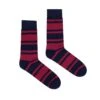 Engineers Stripe Socks 2 Engineers Stripe Socks -Rowingblazersus Shop socks navyburgundy1 bfc4795a 3f61 4c86 bbc2 42233068a45e
