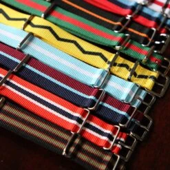 Watch Strap In Black And Light Blue Zig-Zag -Rowingblazersus Shop square2 558d04ef 9065 4d8f 8f30 1f2f9a197004